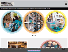 Tablet Screenshot of kontrastmoebel.de